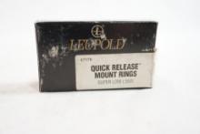 Leupold quick release mount rings, super low