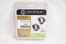 Leupold 1" standard high gloss scope rings, new in pkg