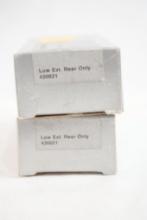 Two Burris Low ext front rings, new in pkgs