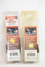 Two TacStar black side saddle shotshell carriers for Benelli, new in pkgs