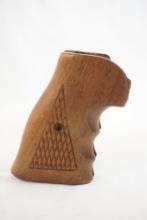 One set of wood pistol grips