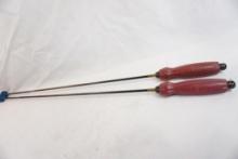Two Tipton rifle/shotgun cleaning rods