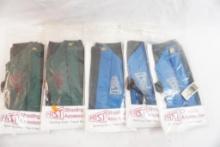 Five mesh shotgun shell empties bags, new in pkgs