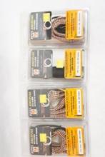 Four Hoppes Bore snake rifle cleaners for .270, 7MM,.284 or .280 Cal, new in pkg