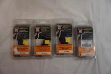 Four Hoppes Bore snake pistol cleaners for .22 Cal, new in pkg