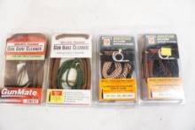 Four Bore snake rifle cleaners three for 6MM, 243 Cal,one for .270 7MM new in pkg