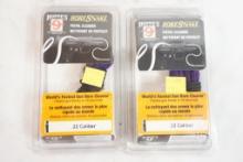 Two Hoppes Bore snake pistol cleaners for .22 Cal, new in pkg