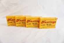 Four boxes of Hastings laser Magnum 12 gauge Sabot Slugs