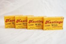 Four boxes of Hastings laser Magnum 12 gauge Sabot Slugs