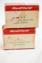 Two Redfield 2 pc scope mount base for Sako Finnwolf, new in boxes