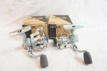 Two Cetus LF500 spinning reels, new in boxes