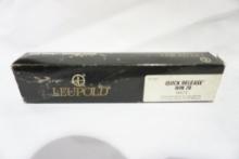 Leupold quick release 1 pc base for Winchester 70 matte, new in pkg