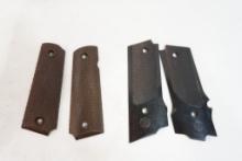 Two sets of pistol grips
