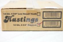 Case (20 boxes) of Hastings 12 Gauge Magnum 2 3/4" sabot slugs
