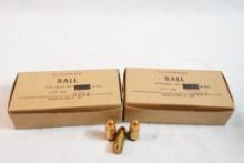 Two boxes of Remington Ball .45 Cal, 100 count total