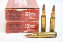 Two boxes of Hornady Frontier cartridges 308 Win 150 gr, 40 count total