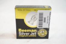One box of Beeman silver jet .20 cal pellets, 300 count