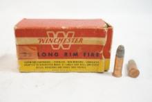 One partial box of Winchester 32 long rim fire 89 gr, 43 count