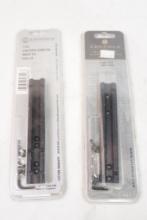 Two Leupold one pc scope mount, one for T/C Encore and one for Ruger 10/22, new in pkg