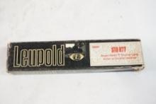 Leupold one pc scope mount for Ruger Model 77 short or long action, new in pkg