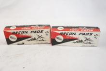Two deluxe recoil pads for shotguns, new in boxes