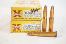 Two boxes of Western Super X 30-30 Win 150 gr, 40 count total