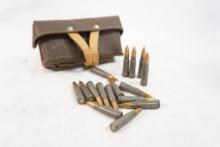 Ammo pouch containing 16 rounds of 7.62X39