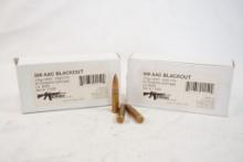 Two boxes of CMMG 300 AAC Blackout 175 gr, 40 count