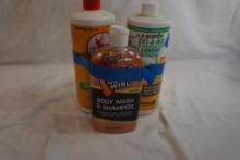 One bottle of Dead Down Wind body wash and shampoo, and two bottles of scent killer laundry