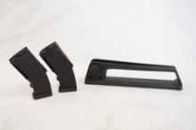 Scope rail carry handle and two mags for Rock Island TM22