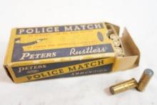 Peters Police Match 38 special 148 gr wadcutter, 50 count