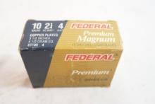 Federal premium magnum 10 gauge #4 shot, 10 count