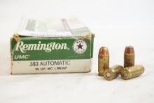 Remington UMC 380 Auto 95 gr, 50 count