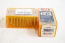 Two boxes of CCI Maxi Mag 22 WMR HP, 100 count total