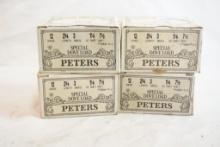 Four boxes of Peters Special Dove Load 12 gauge 7.5shot, 100 count total