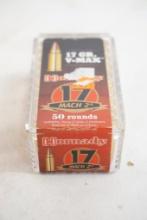 Hornady 17 MAch 2 17gr V-max, 50 round