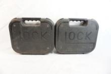Two Glock pistol boxes