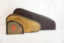 Three nylon pistol cases