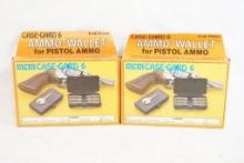Two case guard ammo wallets for .45 Auto