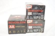 Three boxes of Winchester 28 ga #9 shot. Count 75.