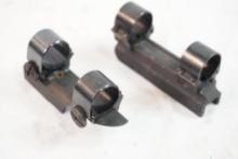 Two set of one piece base and rings. Used.