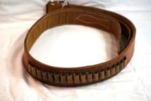 One 46" leather pistol belt with cartridge loops.