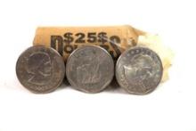 Roll of 25 , 1979 Susan B Anthony $1 coins uncirculated