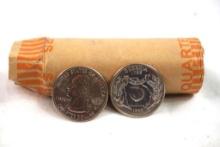 Roll of 40 uncirculated Georgia State quarters 1999
