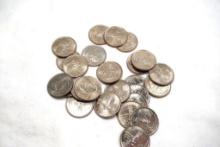 Bag containing 25 uncirculated 1999 Pennsylvania state quarters
