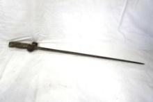 Bayonet with cruciform blade