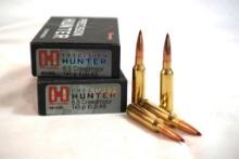Two boxes of Hornady Hunter 6.5 Creedmoor 143 gr ELD-X. Count 40.