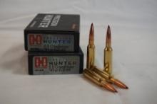 Two boxes of Hornady Hunter 6.5 Creedmoor 143 gr ELD-X. Count 40.