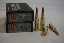 Two boxes of Hornady Hunter 6.5 Creedmoor 143 gr ELD-X. Count 40.