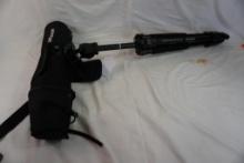 Sig Sauer Oscar 5 15 - 45x65mm spotting scope with cover, and a adjustable leg tripod. Looks unused.